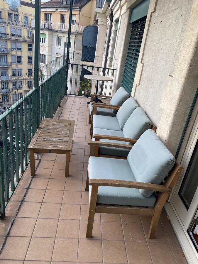 Geneve, Plein Centre,Belle Vue Lac, Splendide Et Grand Appartement Genebra Exterior foto